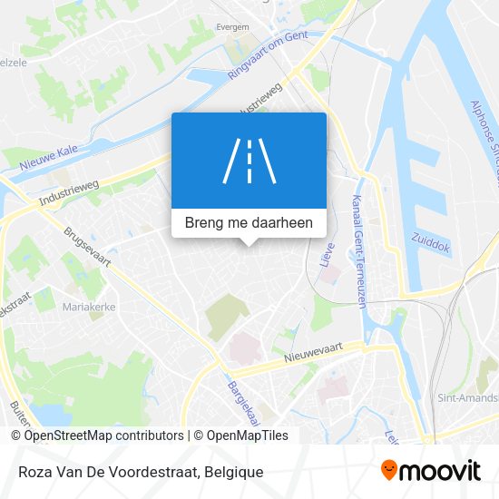 Roza Van De Voordestraat kaart