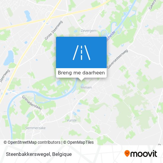 Steenbakkerswegel kaart