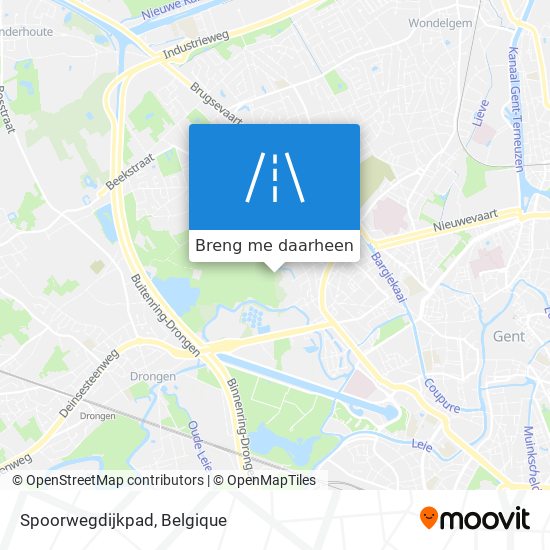 Spoorwegdijkpad kaart