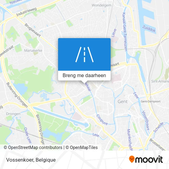 Vossenkoer kaart