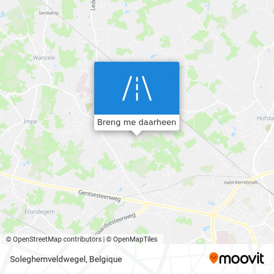 Soleghemveldwegel kaart