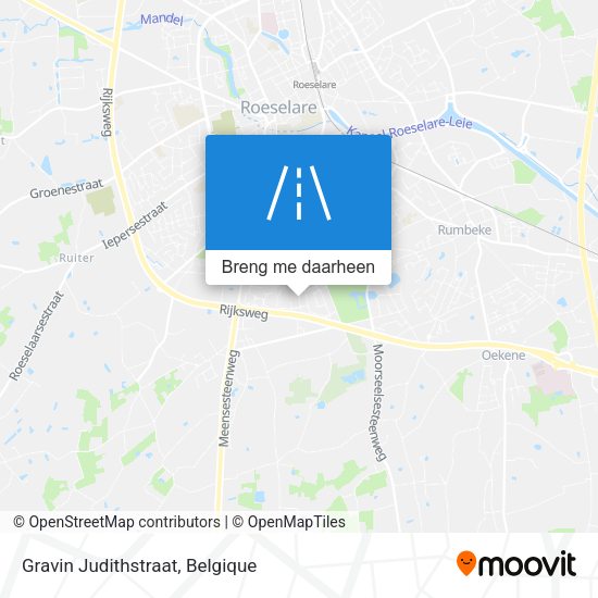 Gravin Judithstraat kaart
