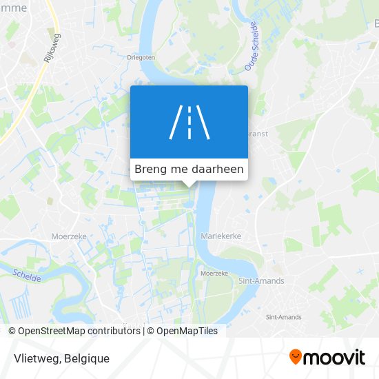 Vlietweg kaart