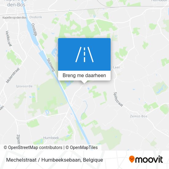 Mechelstraat / Humbeeksebaan kaart