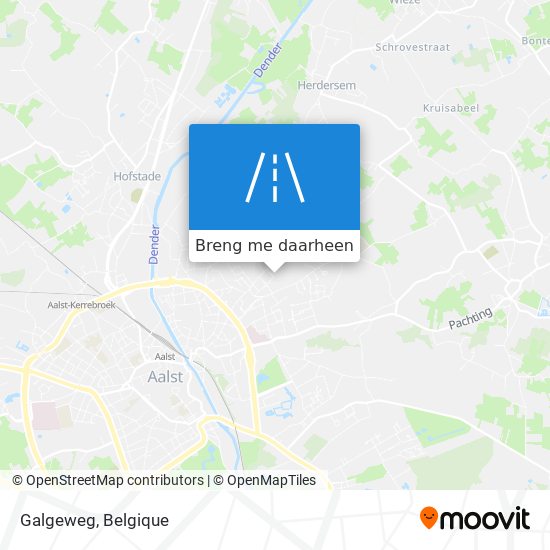 Galgeweg kaart