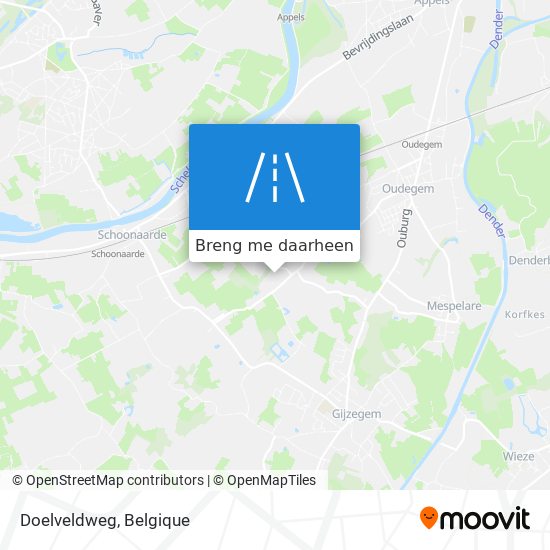 Doelveldweg kaart