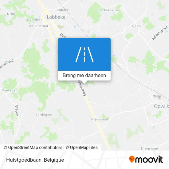 Hulstgoedbaan kaart