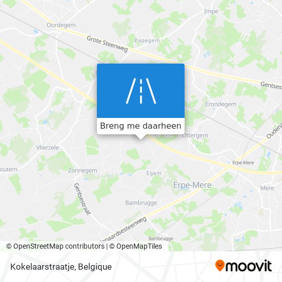 Kokelaarstraatje kaart