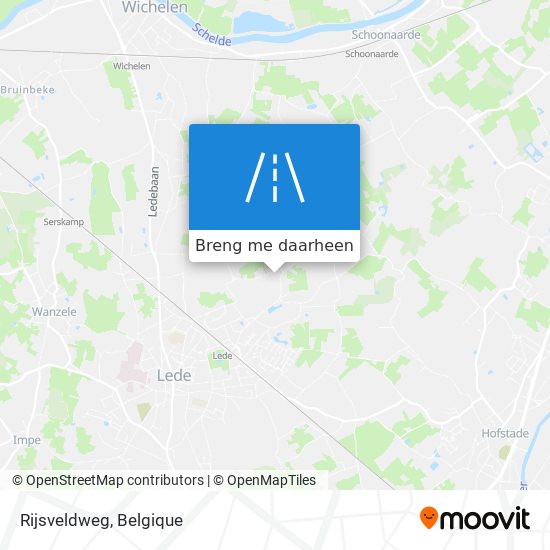 Rijsveldweg kaart