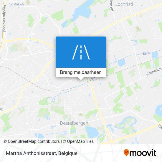 Martha Anthonisstraat kaart