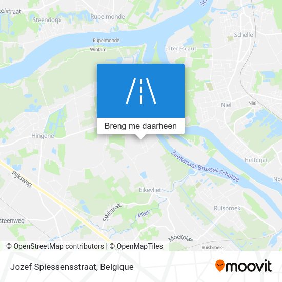 Jozef Spiessensstraat kaart