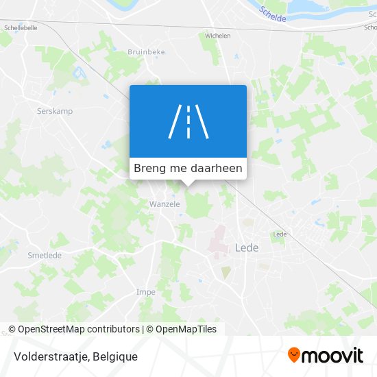 Volderstraatje kaart