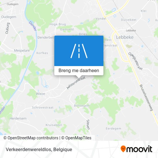 Verkeerdenwereldlos kaart