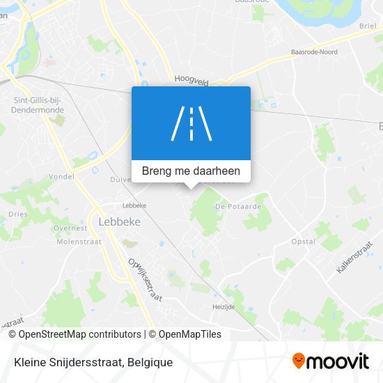 Kleine Snijdersstraat kaart