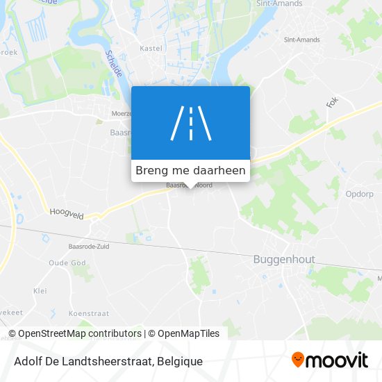Adolf De Landtsheerstraat kaart