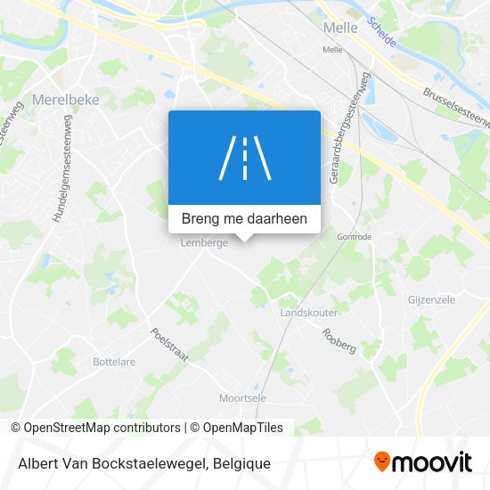 Albert Van Bockstaelewegel kaart