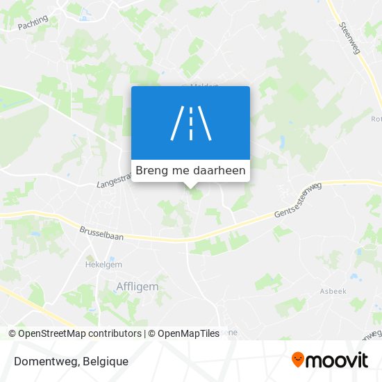 Domentweg kaart