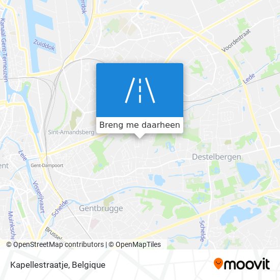 Kapellestraatje kaart