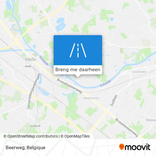 Beerweg kaart