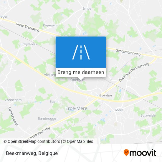 Beekmanweg kaart