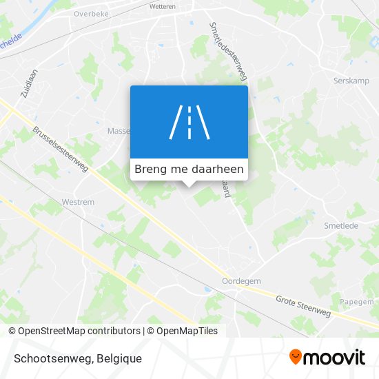 Schootsenweg kaart