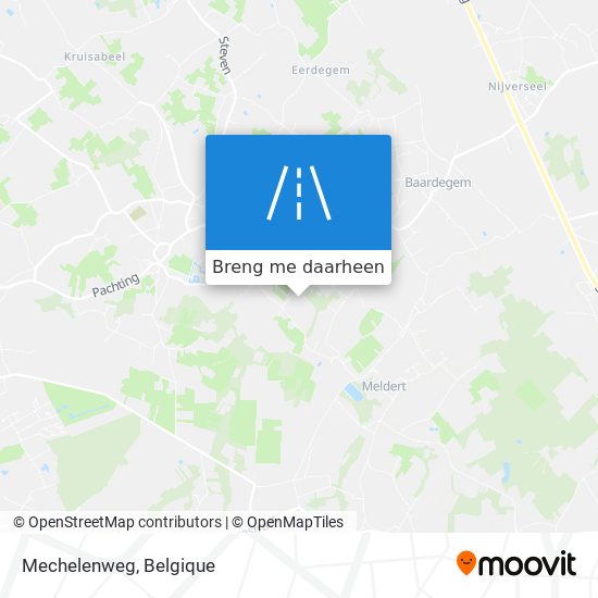 Mechelenweg kaart