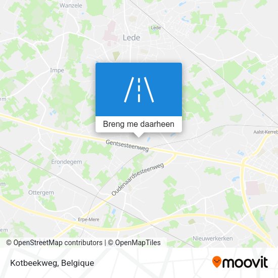 Kotbeekweg kaart