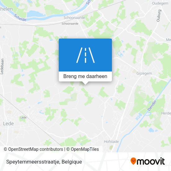 Speytemmeersstraatje kaart