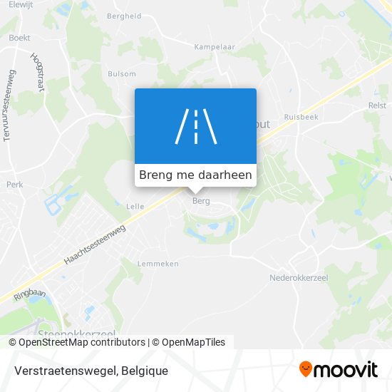 Verstraetenswegel kaart