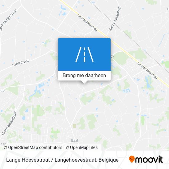Lange Hoevestraat / Langehoevestraat kaart