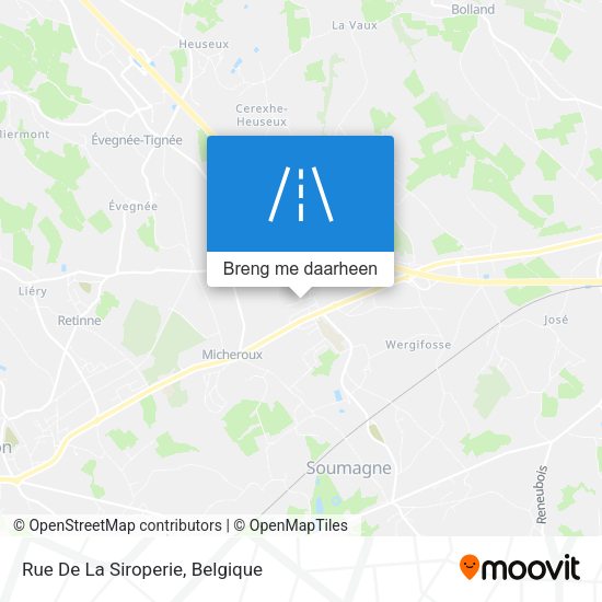 Rue De La Siroperie kaart