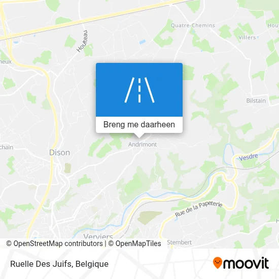 Ruelle Des Juifs kaart