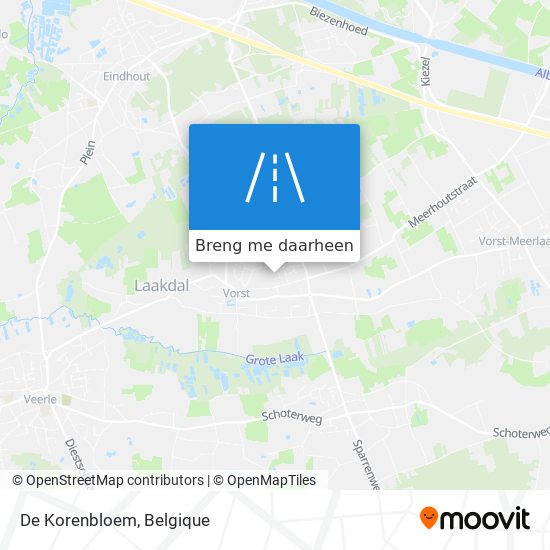 De Korenbloem kaart