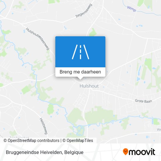 Bruggeneindse Heivelden kaart