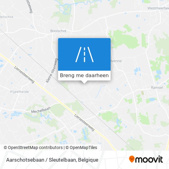 Aarschotsebaan / Sleutelbaan kaart
