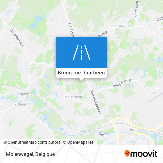 Molenwegel kaart