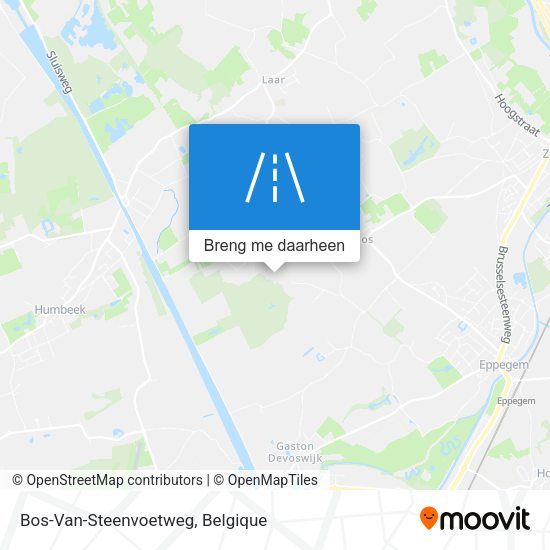 Bos-Van-Steenvoetweg kaart
