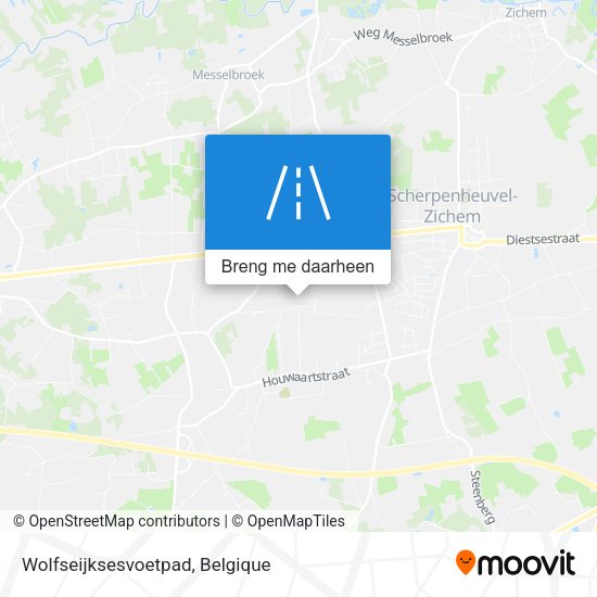 Wolfseijksesvoetpad kaart
