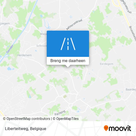 Liberteitweg kaart