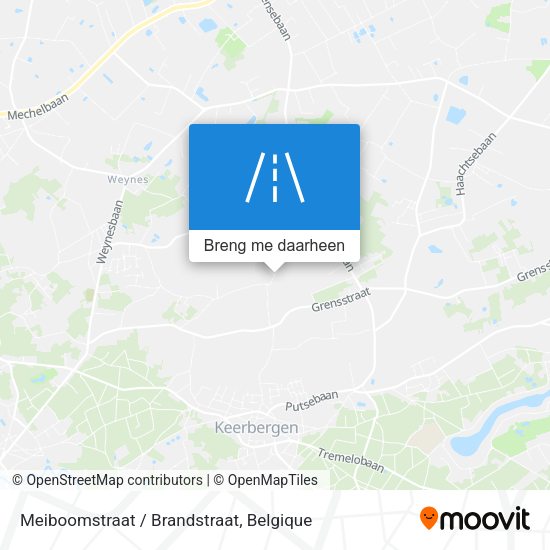 Meiboomstraat / Brandstraat kaart