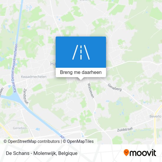 De Schans - Molenwijk kaart