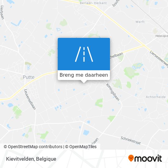 Kievitvelden kaart