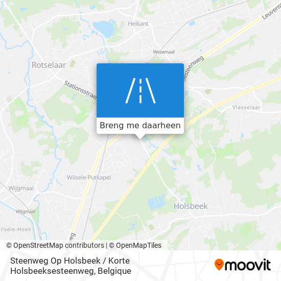 Steenweg Op Holsbeek / Korte Holsbeeksesteenweg kaart