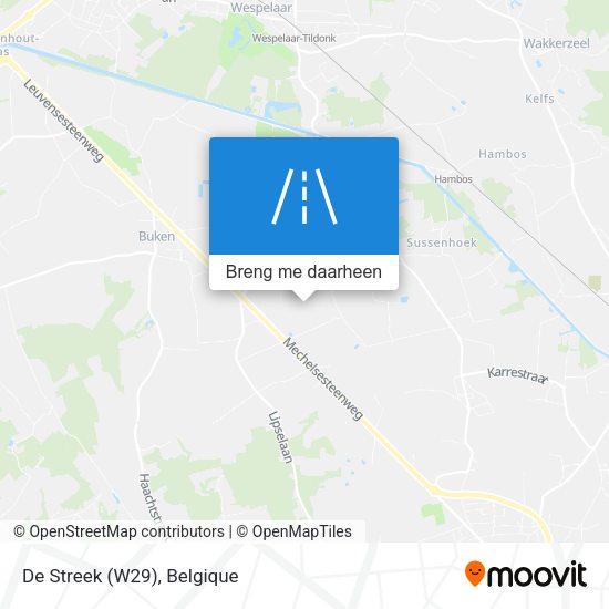 De Streek (W29) kaart