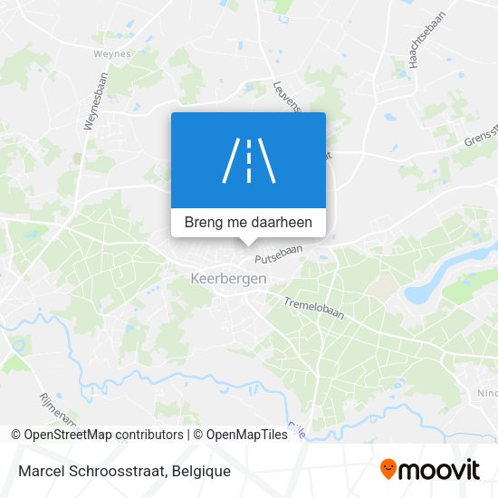 Marcel Schroosstraat kaart