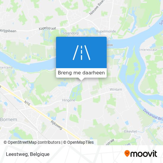 Leestweg kaart