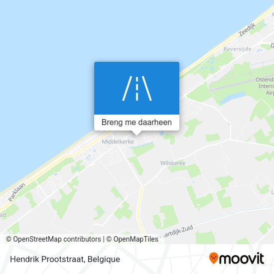 Hendrik Prootstraat kaart
