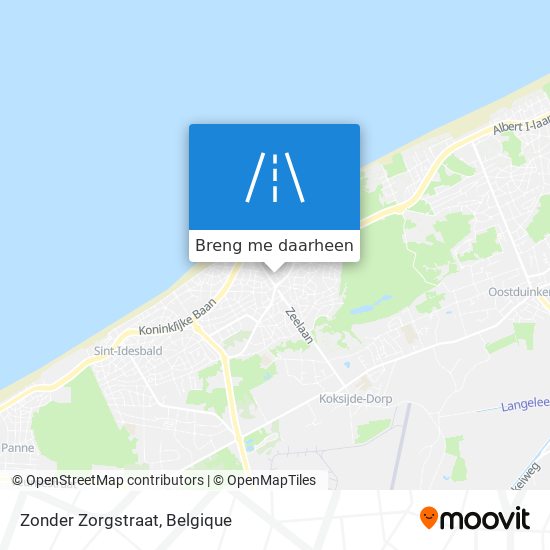 Zonder Zorgstraat kaart