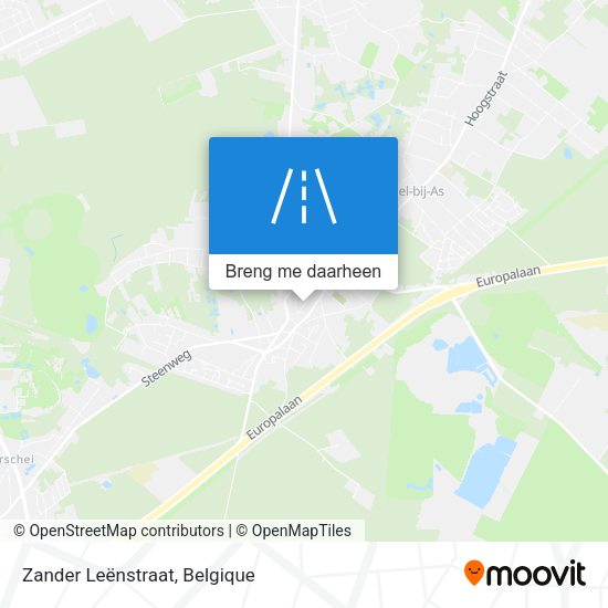 Zander Leënstraat kaart