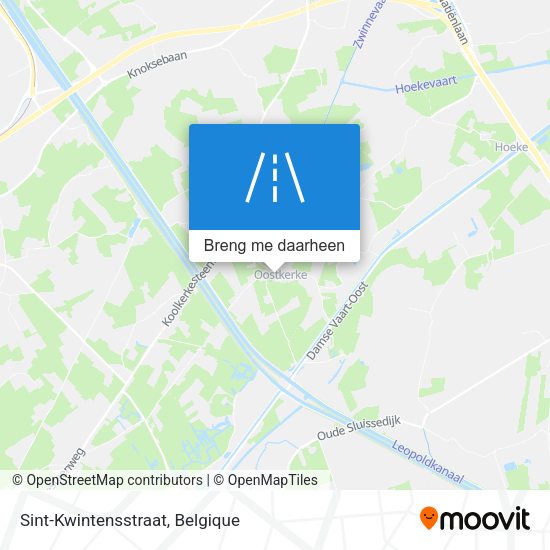 Sint-Kwintensstraat kaart